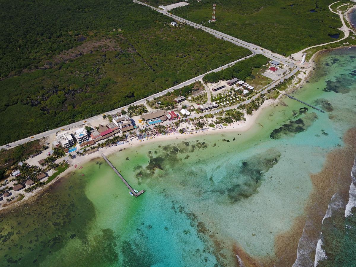 Eco Cabanas Bluekay Hotel Mahahual Luaran gambar